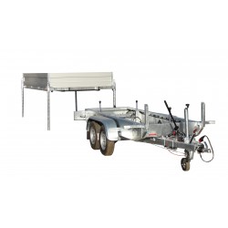 Přívěsný vozík pro včelaře VCARGO D 30.4 brzděný, 3000 kg