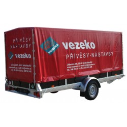 Vezeko přívěsný vozík VARIO A 13.3 brzděný, 1300 kg - Svetvoziku.cz