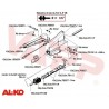 Nájezdová brzda AL-KO 2,8VB (univerz. montáž) s AK351