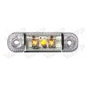 Svítilna boční obrysová LED WAS W61, 12-24V, 3 diody