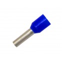 Konektor - dutinka DI 2,5-8 s plastovým límcem modrá