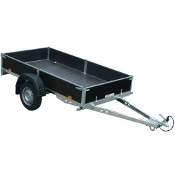 Sklopný přívěsný vozík PV1 nebrzděný, 2530x1280 mm, 750 kg