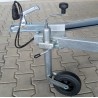 Sklopný přívěsný vozík PV1 nebrzděný, 2530x1530 mm, 750 kg