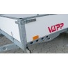 Sklopný přívěsný vozík PV1 nebrzděný, 2530x1530 mm, 750 kg