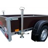 Přívěsný vozík PV1 PROFI brzděný, 2100x1280 mm, 1000 kg, 130km/h