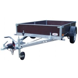 Přívěsný vozík PV1 PROFI brzděný, 3530x1530 mm, 750 kg, 130km/h