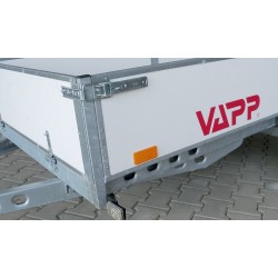 Přívěsný vozík PV1 PROFI brzděný, 3530x1530 mm, 1000 kg, 130km/h