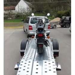 Přepravník jednoho motocyklu MOTOVAN nebrzděný, 750 kg