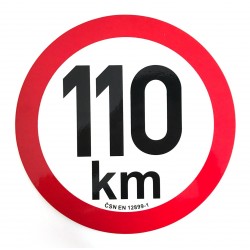 Omezení rychlosti 110 km retroreflexní pr. 200 mm