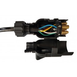 Propojovací kabel o délce 3,2 m spirálový, 2x zástrčka 7 pól 12V