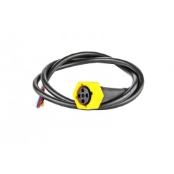 Zástrčka - bajonet 5-pólový Fristom (žlutý) s kabelem 1m