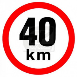 Rychlost 40 km/h -...