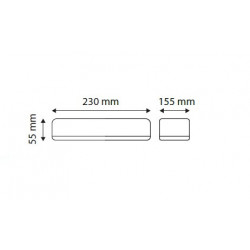 Mini rampa LED magnet 12/24V 20x3W R10