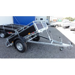 Sklopný přívěsný vozík Dung A 13.1 brzděný, 1300 kg